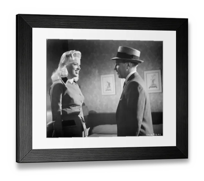 Framed Print : Diana Dors And George Gobel In I Married A Woman Framed Print : Diana Dors And George Gobel In I Married A Woman