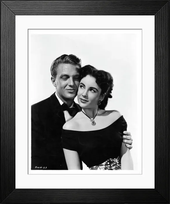 Framed Print : Robert Stack And Elizabeth Taylor In A Date With Judy Framed Print : Robert Stack And Elizabeth Taylor In A Date With Judy