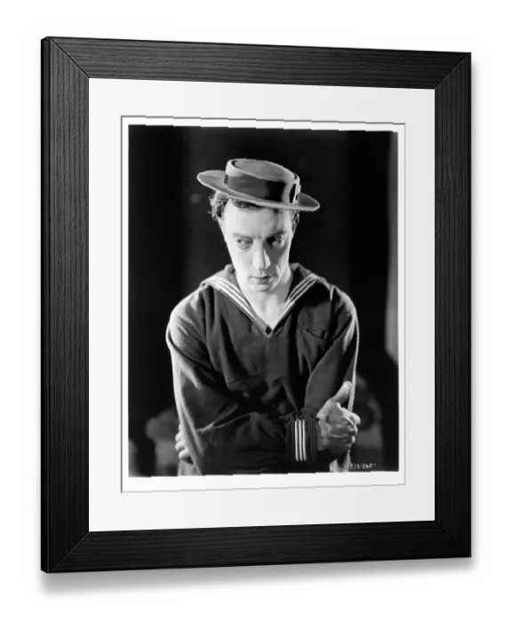 Framed Print : Buster Keaton In The Navigator Framed Print : Buster Keaton In The Navigator