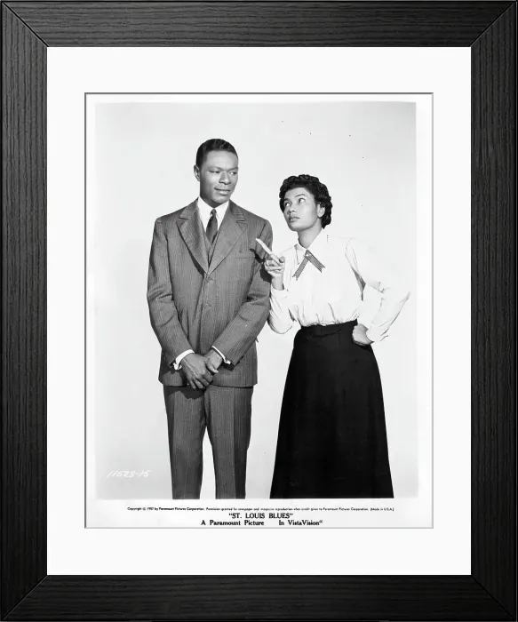 Framed Print : Nat King Cole And Pearl Bailey In St. Louis Blues Framed Print : Nat King Cole And Pearl Bailey In St. Louis Blues