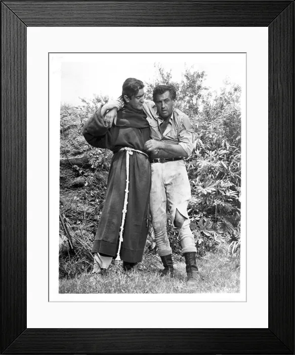 Framed Print : Robert Tafur And Stewart Granger In Green Fire Framed Print : Robert Tafur And Stewart Granger In Green Fire