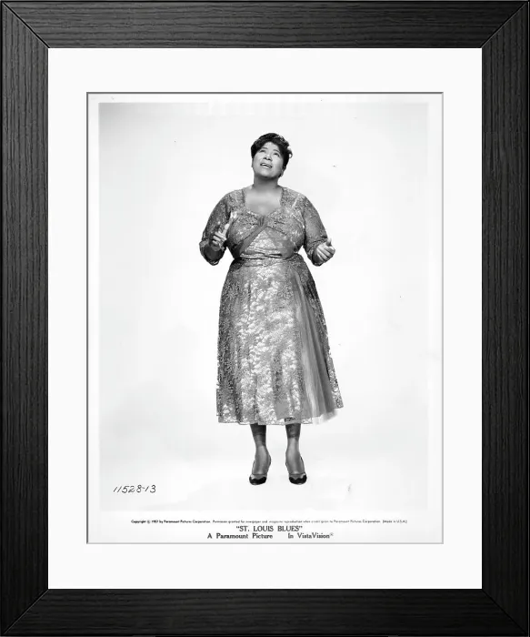 Framed Print : Mahalia Jackson In St. Louis Blues Framed Print : Mahalia Jackson In St. Louis Blues
