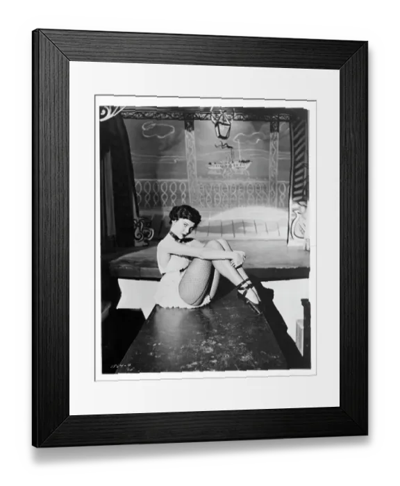 Framed Print : Leslie Caron In Daddy Long Legs Framed Print : Leslie Caron In Daddy Long Legs