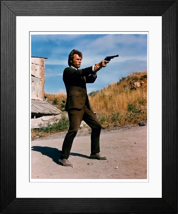 Framed Print : Clint Eastwood In Dirty Harry Framed Print : Clint Eastwood In Dirty Harry