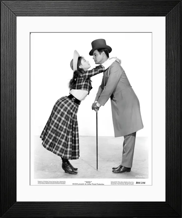 Framed Print : Leslie Caron And Louis Jourdan In Gigi Framed Print : Leslie Caron And Louis Jourdan In Gigi