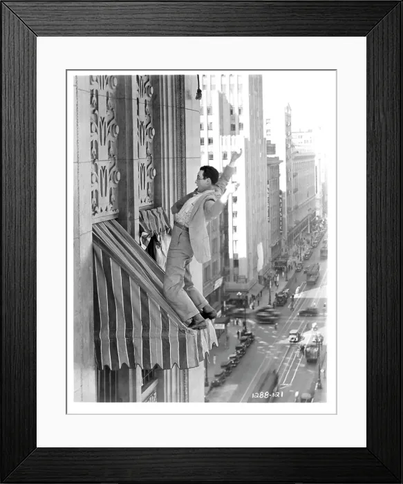 Framed Print : Harold Lloyd Framed Print : Harold Lloyd