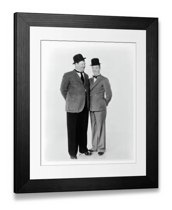 Framed Print : Oliver Hardy And Stan Laurel Framed Print : Oliver Hardy And Stan Laurel