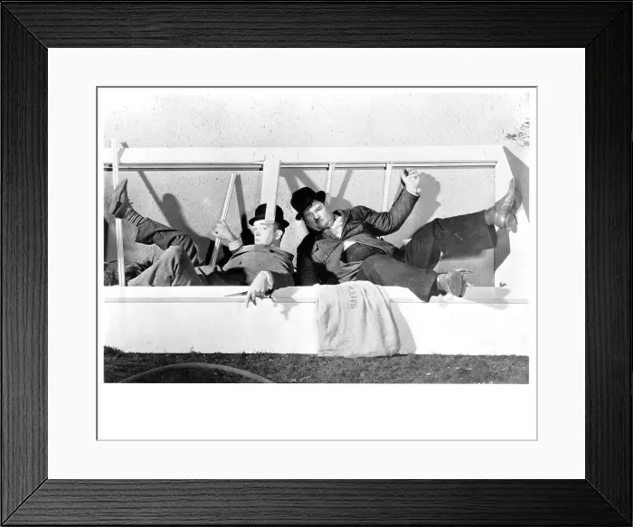 Framed Print : Stan Laurel And Oliver Hardy Framed Print : Stan Laurel And Oliver Hardy
