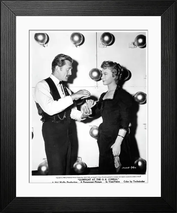 Framed Print : Kirk Douglas And Jo Van Fleet In Gunfight At The O.K. Corral Framed Print : Kirk Douglas And Jo Van Fleet In Gunfight At The O.K. Corral