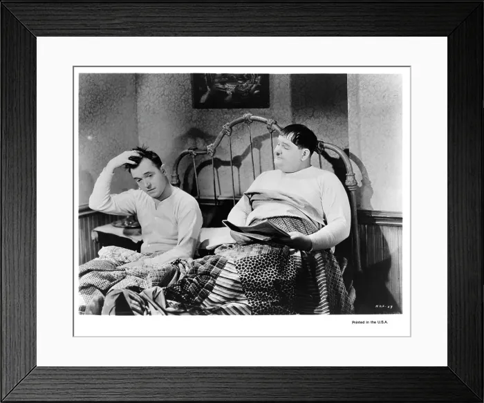 Framed Print : Stan Laurel And Oliver Hardy Framed Print : Stan Laurel And Oliver Hardy