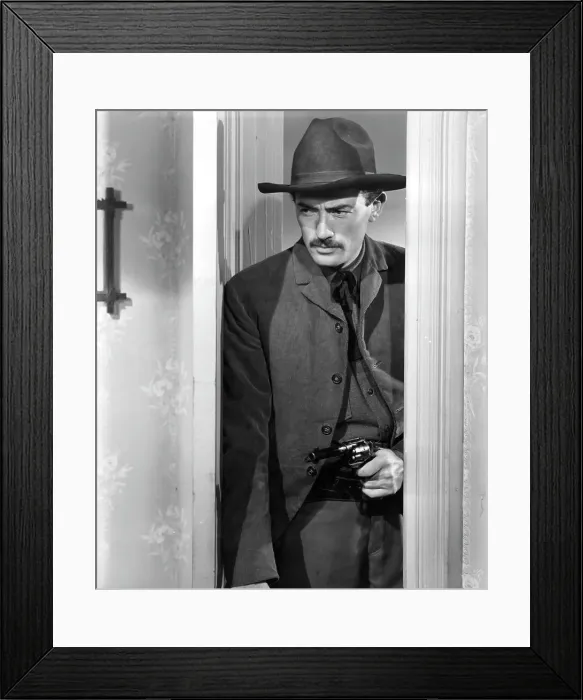 Framed Print : Gregory Peck In The Gunfighter Framed Print : Gregory Peck In The Gunfighter