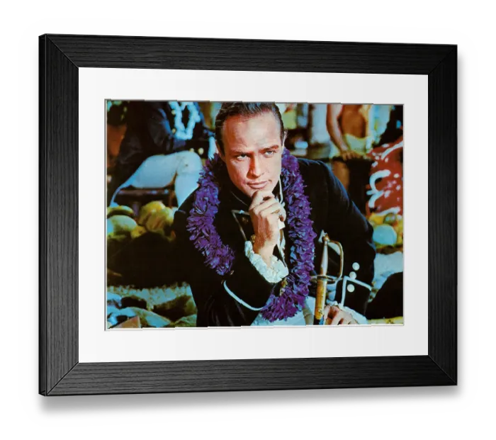Framed Print : Marlon Brando In Mutiny on the Bounty
