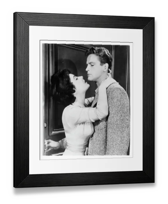Framed Print : Elizabeth Taylor And John Ericson In Rhapsody Framed Print : Elizabeth Taylor And John Ericson In Rhapsody