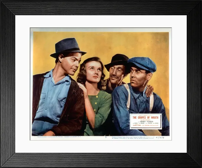 Framed Print : John Carradine And Henry Fonda In The Grapes Of Wrath Framed Print : John Carradine And Henry Fonda In The Grapes Of Wrath