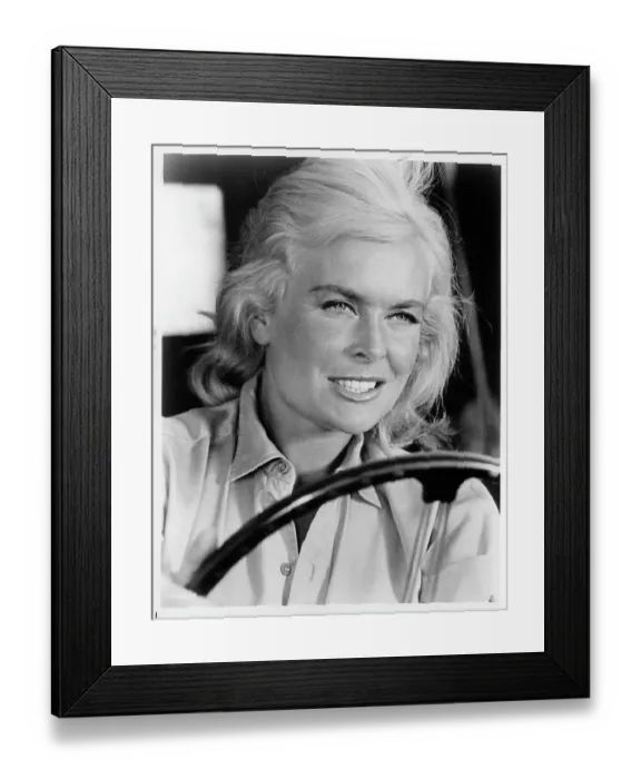 Framed Print : Shirley Eaton In Rhino! Framed Print : Shirley Eaton In Rhino!