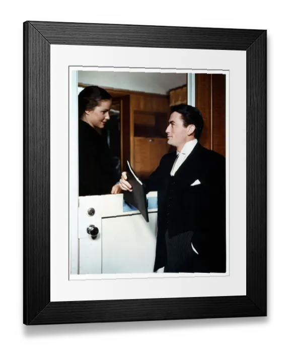 Framed Print : Alida Valli And Gregory Peck In The Paradine Case Framed Print : Alida Valli And Gregory Peck In The Paradine Case