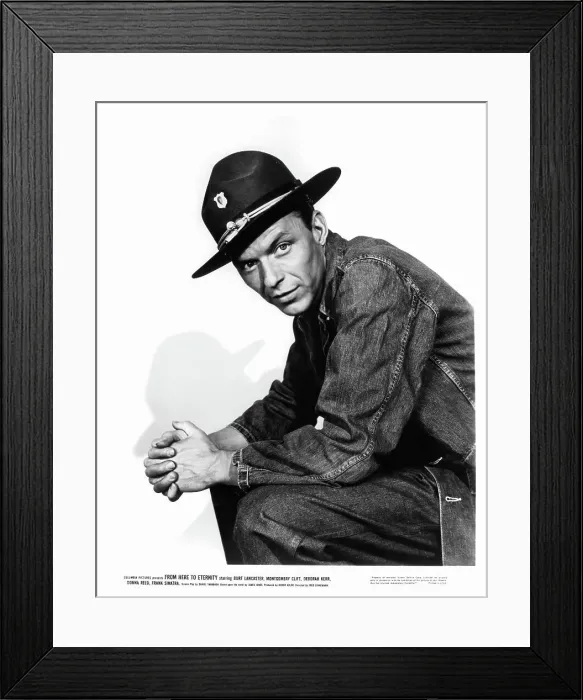 Framed Print : Frank Sinatra In From Here To Eternity Framed Print : Frank Sinatra In From Here To Eternity