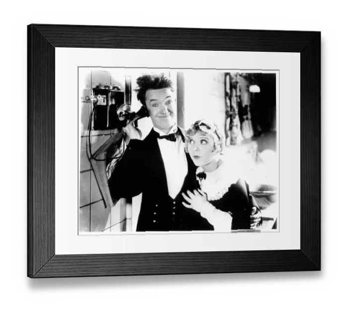 Framed Print : Stan Laurel And Edna Marion In From Soup To Nuts Framed Print : Stan Laurel And Edna Marion In From Soup To Nuts