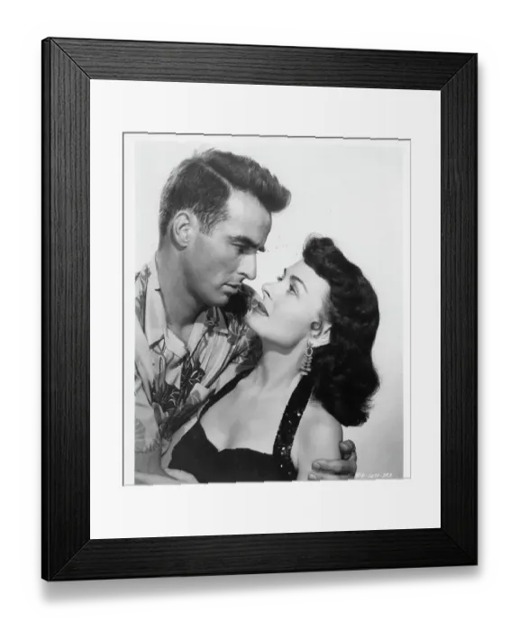 Framed Print : Montgomery Clift And Donna Reed In From Here To Eternity Framed Print : Montgomery Clift And Donna Reed In From Here To Eternity