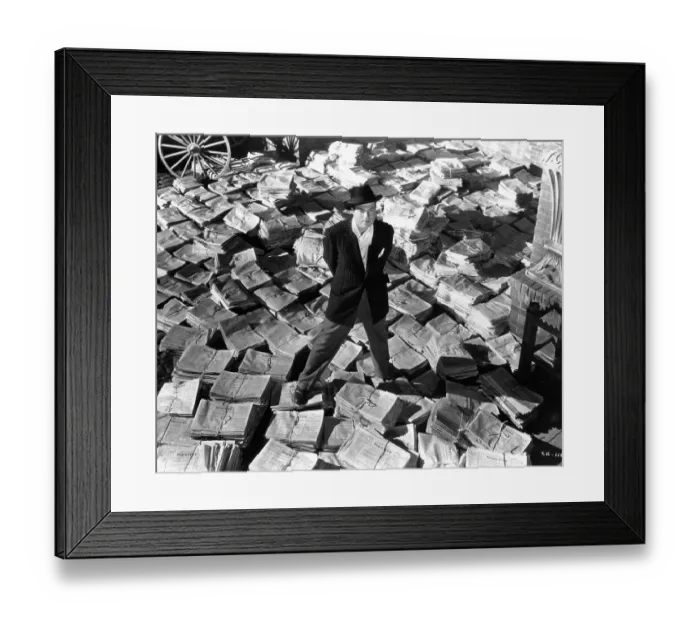Framed Print : Orson Welles In Citizen Kane Framed Print : Orson Welles In Citizen Kane