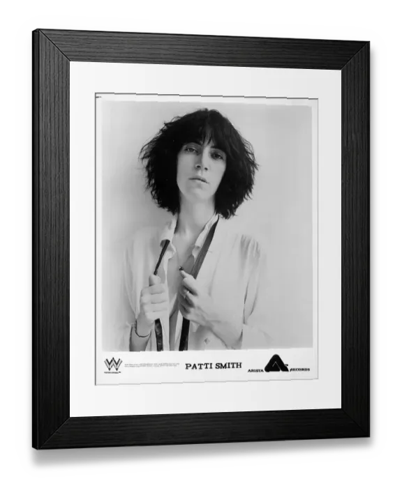 Framed Print : Patti Smith Portrait Framed Print : Patti Smith Portrait