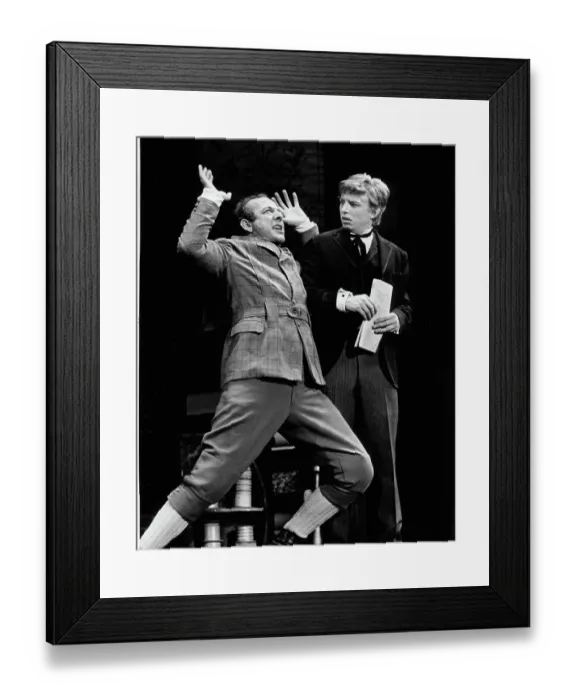 Framed Print : James Grout And Tommy Steele In Half A Sixpence Framed Print : James Grout And Tommy Steele In Half A Sixpence