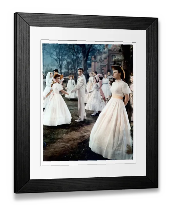 Framed Print : Elizabeth Taylor And Peter Lawford In Little Women Framed Print : Elizabeth Taylor And Peter Lawford In Little Women