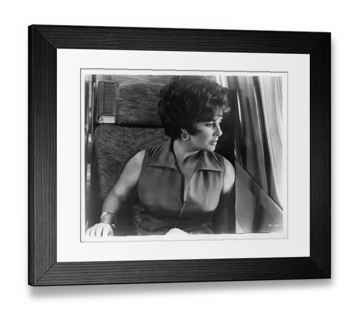 Framed Print : Elizabeth Taylor In The Comedians Framed Print : Elizabeth Taylor In The Comedians