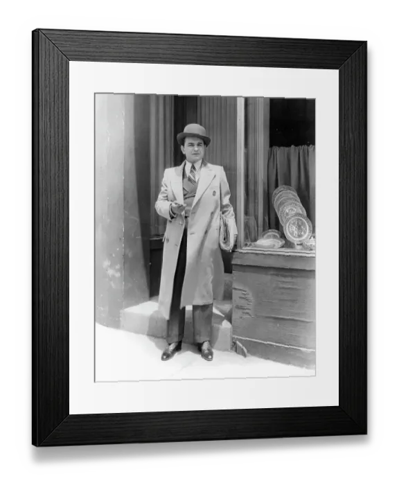 Framed Print : Edward G Robinson In Little Caesar Framed Print : Edward G Robinson In Little Caesar