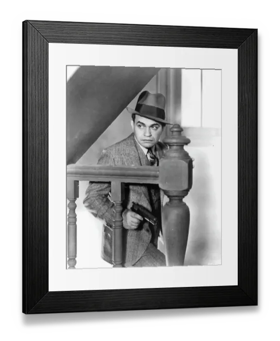 Framed Print : Edward G Robinson In Little Caesar Framed Print : Edward G Robinson In Little Caesar