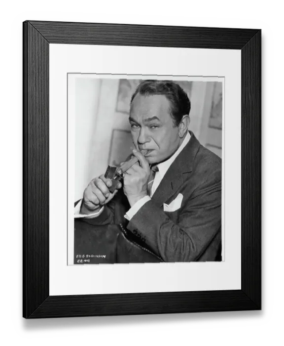 Framed Print : Edward G Robinson