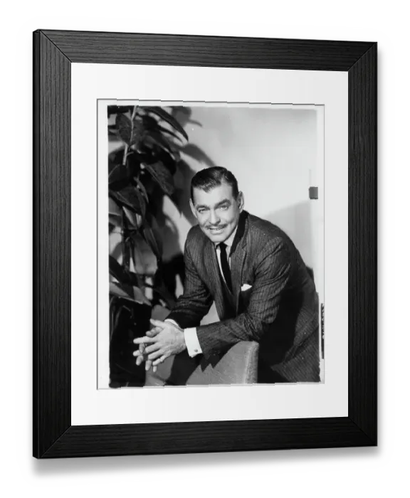 Framed Print : Clark Gable Framed Print : Clark Gable