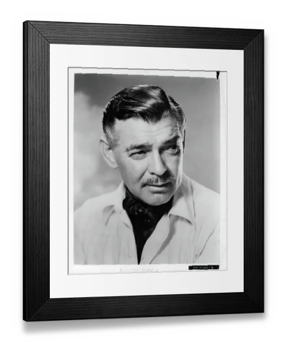 Framed Print : Clark Gable