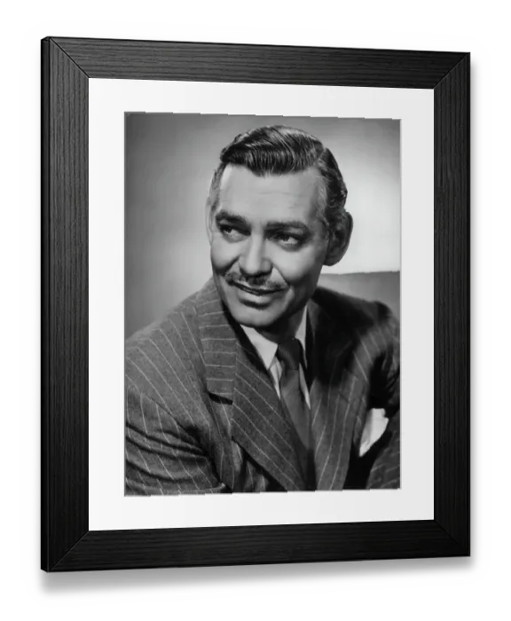 Framed Print : Clark Gable Framed Print : Clark Gable