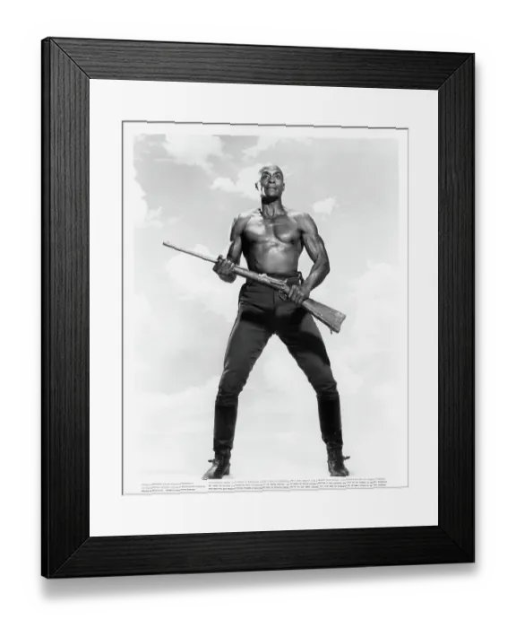 Framed Print : Woody Strode In Sergeant Rutledge Framed Print : Woody Strode In Sergeant Rutledge