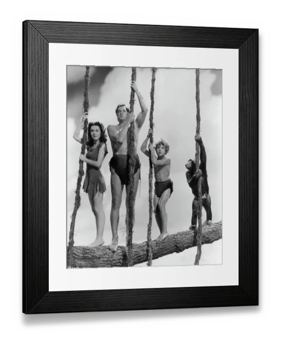 Framed Print : Maureen O'Sullivan And Johnny Weissmuller In Tarzan's Secret Treasure Framed Print : Maureen O'Sullivan And Johnny Weissmuller In Tarzan's Secret Treasure