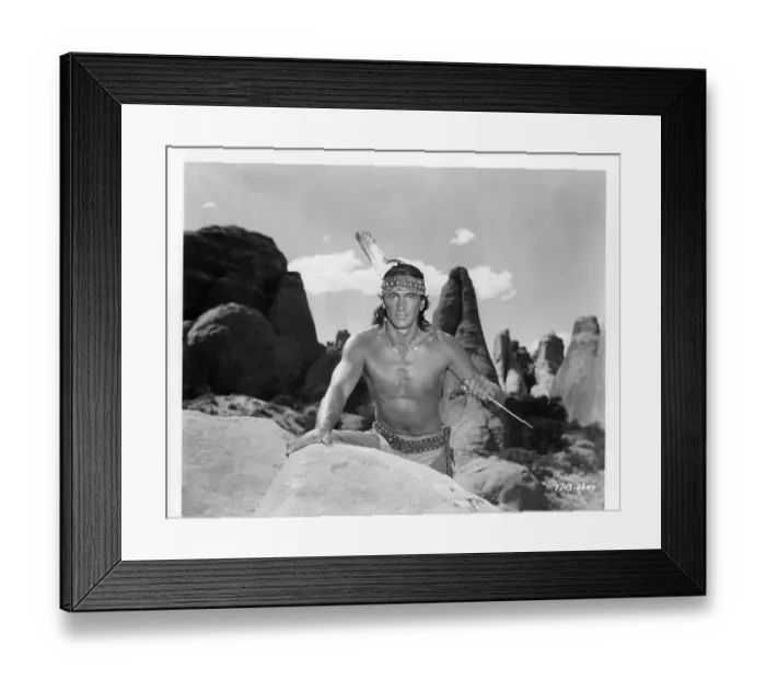 Framed Print : Rock Hudson In Taza, Son Of Cochise Framed Print : Rock Hudson In Taza, Son Of Cochise