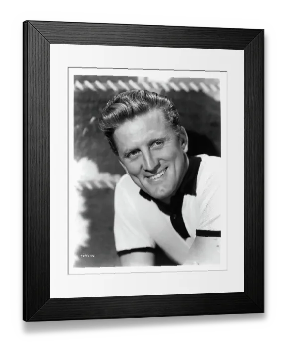 Framed Print : Kirk Douglas Framed Print : Kirk Douglas