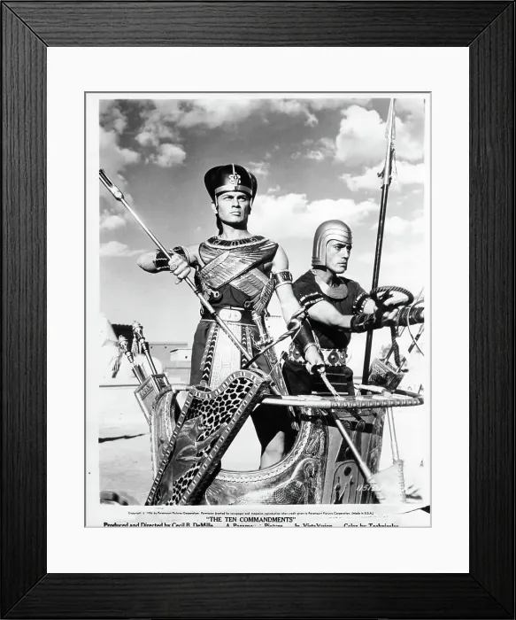Framed Print : Yul Brynner In The Ten Commandments Framed Print : Yul Brynner In The Ten Commandments