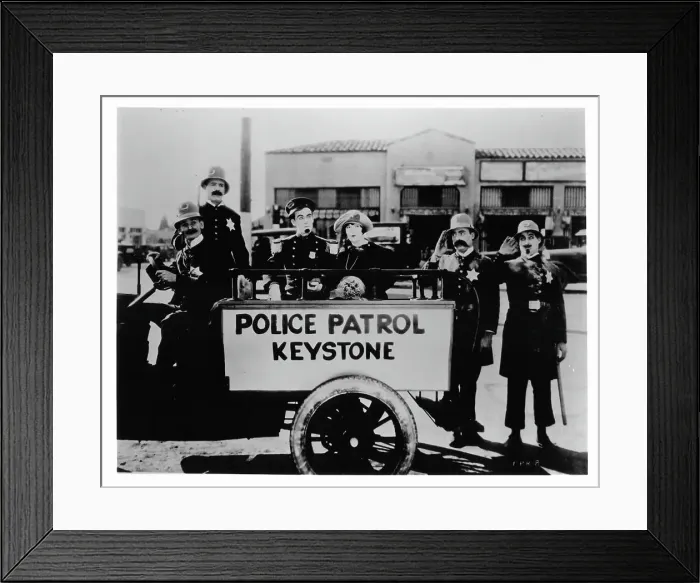 Framed Print : The Keystone Cops Framed Print : The Keystone Cops