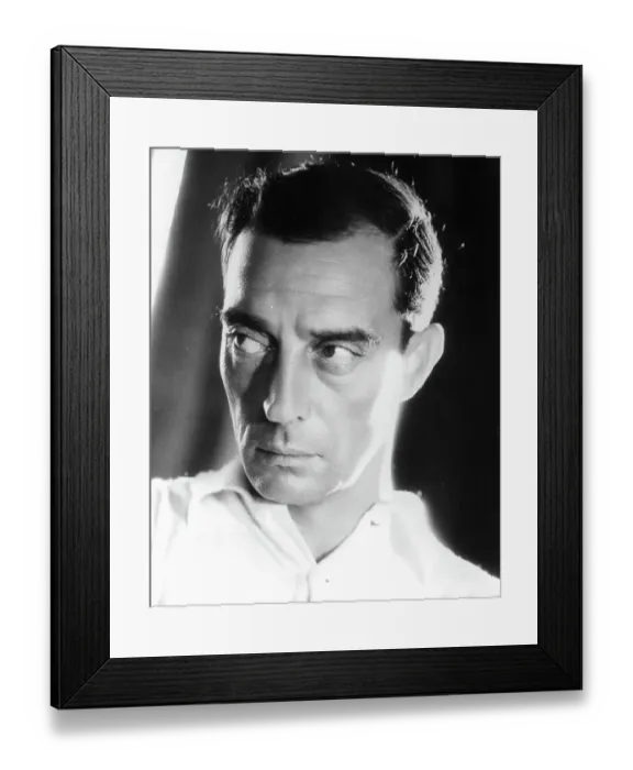 Framed Print : Buster Keaton Framed Print : Buster Keaton