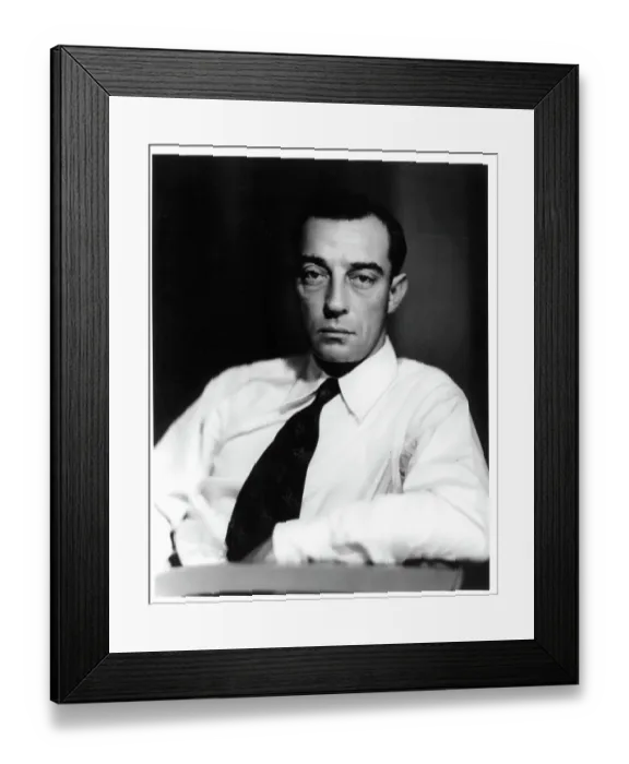 Framed Print : Buster Keaton Framed Print : Buster Keaton