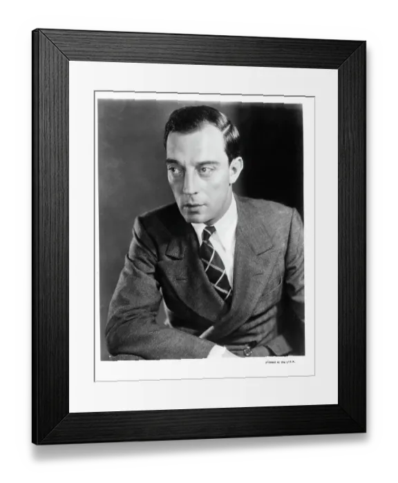 Framed Print : Buster Keaton Framed Print : Buster Keaton