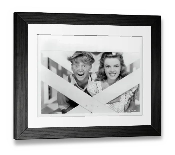 Framed Print : Mickey Rooney And Judy Garland In Babes On Broadway Framed Print : Mickey Rooney And Judy Garland In Babes On Broadway