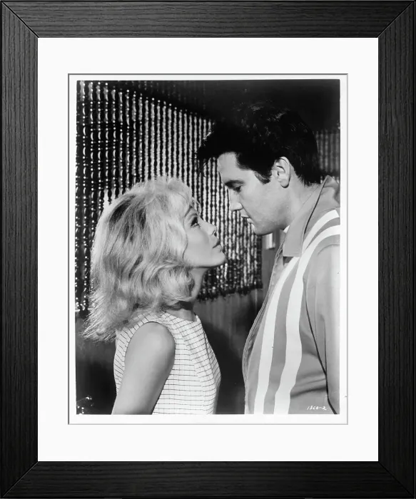 Framed Print : Nancy Sinatra And Elvis Presley In Speedway Framed Print : Nancy Sinatra And Elvis Presley In Speedway