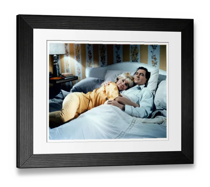 Framed Print : Doris Day And Rock Hudson In Send Me No Flowers Framed Print : Doris Day And Rock Hudson In Send Me No Flowers