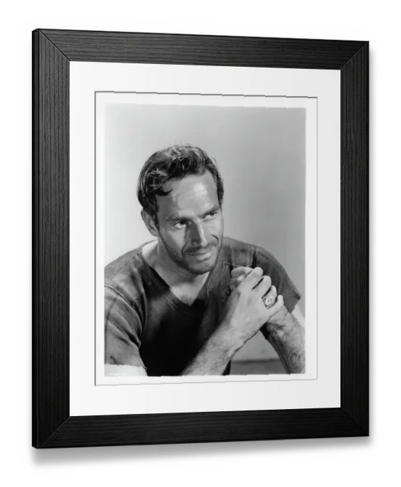 Framed Print : Charlton Heston In The Wreck Of The Mary Deare Framed Print : Charlton Heston In The Wreck Of The Mary Deare