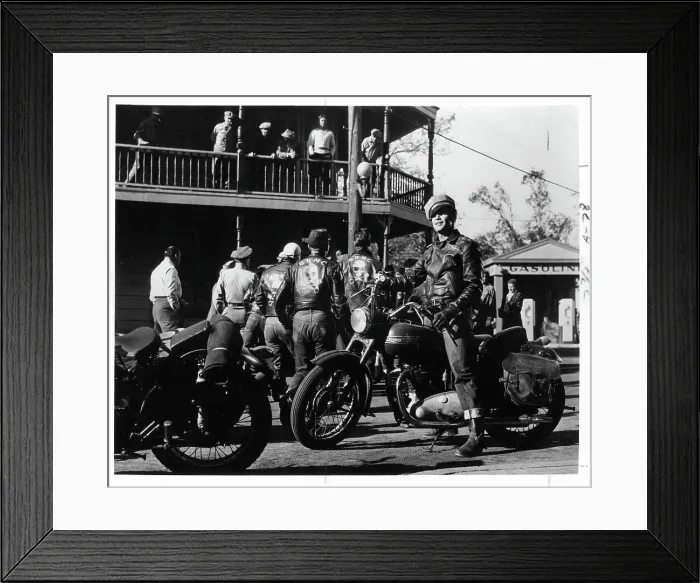 Framed Print : Marlon Brando In The Wild One Framed Print : Marlon Brando In The Wild One