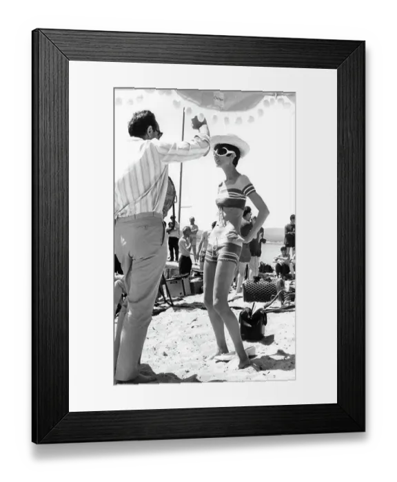 Framed Print : Stanley Donen And Audrey Hepburn In Two For The Road Framed Print : Stanley Donen And Audrey Hepburn In Two For The Road
