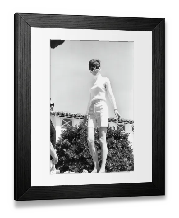 Framed Print : Audrey Hepburn In Two For The Road Framed Print : Audrey Hepburn In Two For The Road